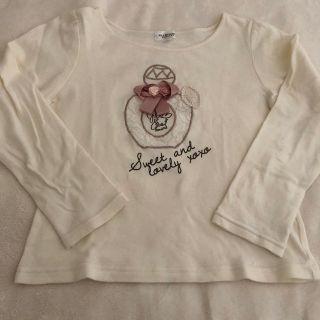 ジルスチュアートニューヨーク(JILLSTUART NEWYORK)のJILLSTUART ジル リボン付 長袖Tシャツ キッズ(Tシャツ/カットソー)