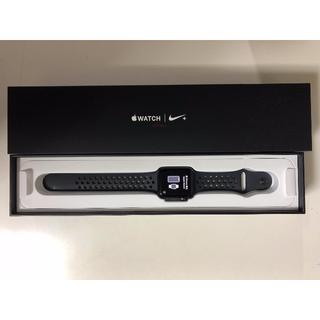 アップルウォッチ(Apple Watch)のApple Watch series3 NIKE＋ 42㎜ GPS＋セルラー(腕時計(デジタル))