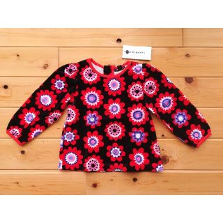 マリメッコ(marimekko)のマリメッコ　marimekko　2歳　女の子　長袖　花柄　服　キッズ　北欧(Tシャツ/カットソー)