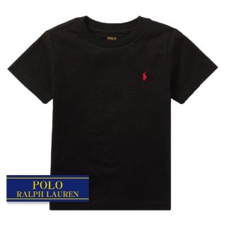 ラルフローレン(Ralph Lauren)の☆新品☆100 ラルフローレン 半袖コットンTシャツ ブラック 0176(Tシャツ/カットソー)