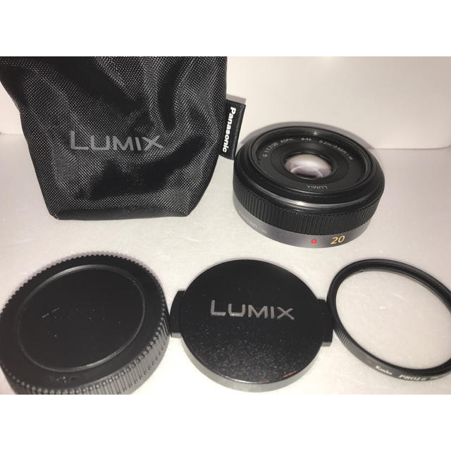 Panasonic(パナソニック)の【美品】週末価格(^^)LUMIX G 20mm F1.7 ASPH ✳ スマホ/家電/カメラのカメラ(レンズ(単焦点))の商品写真