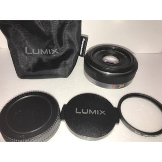 パナソニック(Panasonic)の【美品】週末価格(^^)LUMIX G 20mm F1.7 ASPH ✳(レンズ(単焦点))