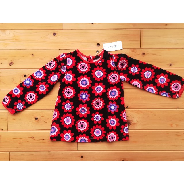 マリメッコ　marimekko　6歳　女の子　長袖　花柄　服　キッズ　北欧