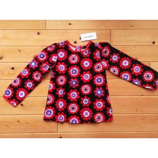 マリメッコ(marimekko)のマリメッコ　marimekko　7歳　女の子　長袖　花柄　服　キッズ　北欧(Tシャツ/カットソー)