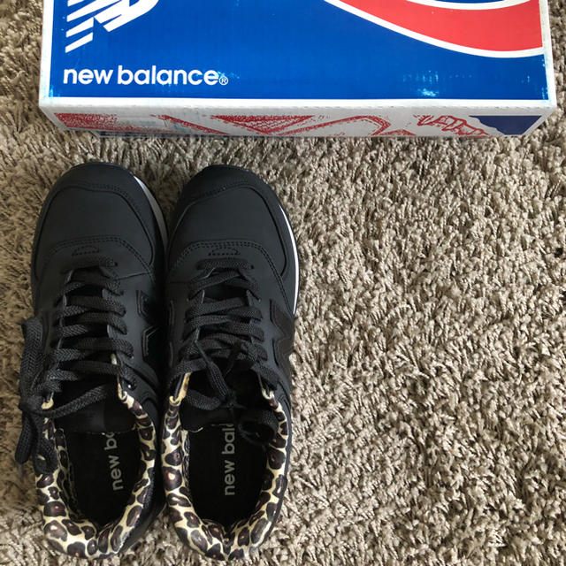 New Balance(ニューバランス)のNew Balance 574 レオパード×ブラック レディースの靴/シューズ(スニーカー)の商品写真