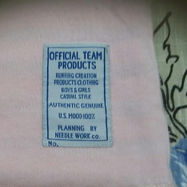 リバーシブルトレーナー　ピンク　100 キッズ/ベビー/マタニティのキッズ服女の子用(90cm~)(Tシャツ/カットソー)の商品写真