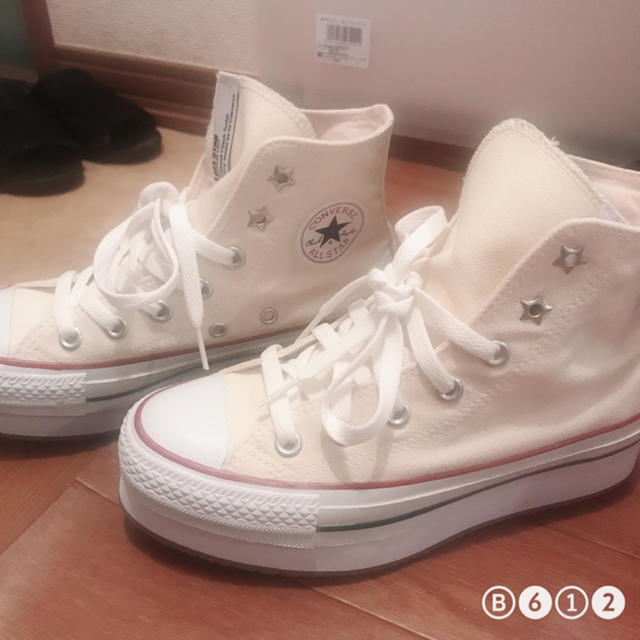 CONVERSE(コンバース)の希少♡コンバースオールスター厚底ハイカットスニーカー(22.5) レディースの靴/シューズ(スニーカー)の商品写真