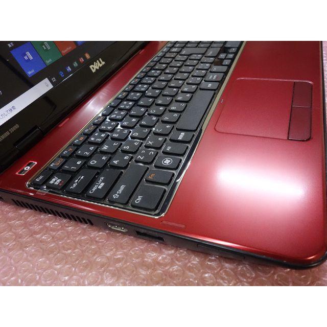 DELL 赤 i7 15.6" 1TB 8GB office ブルーレイ スマホ/家電/カメラのPC/タブレット(ノートPC)の商品写真