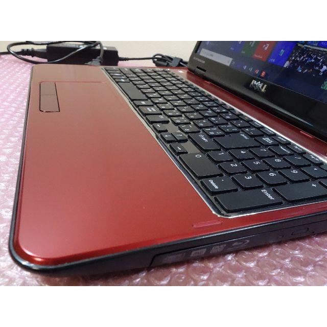 DELL 赤 i7 15.6" 1TB 8GB office ブルーレイ スマホ/家電/カメラのPC/タブレット(ノートPC)の商品写真