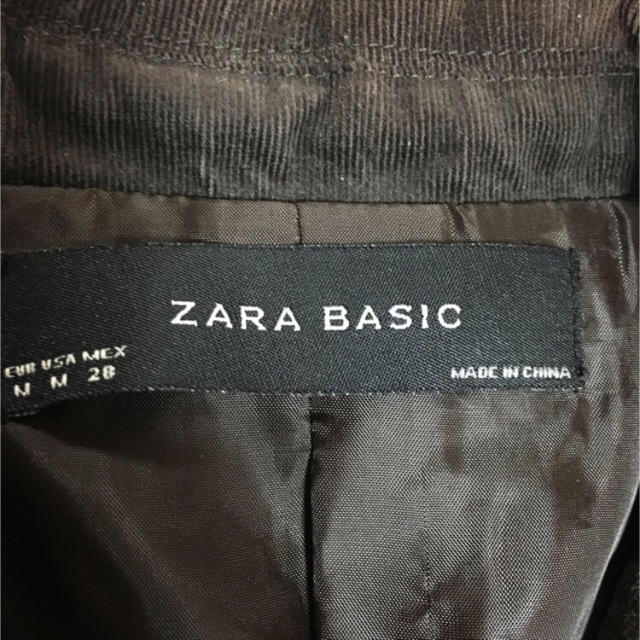 ZARA(ザラ)の【売り尽しSALE】 ZARA ♡コーデュロイ こげ茶 ジャケット M レディースのジャケット/アウター(テーラードジャケット)の商品写真