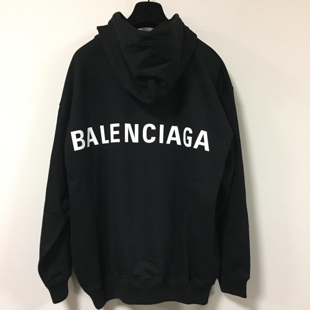 Balenciaga - 国内直営品 バレンシアガ BALENCIAGA バックロゴ フードパーカー 新品