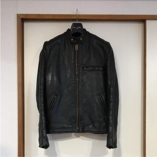 バンソン(VANSON)の90s 米国製 vanson バンソン typeB シングル レザー ライダース(ライダースジャケット)