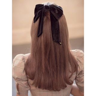 エイミーイストワール(eimy istoire)のeimy istoire ベロアリボンバレッタ(バレッタ/ヘアクリップ)