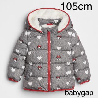 ベビーギャップ(babyGAP)の【新品】105cm Disney ミニーマウス ダウン パファージャケット(ジャケット/上着)