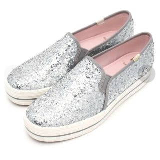 ケイトスペードニューヨーク(kate spade new york)のm♡様グリッター☆kedsコラボスリッポン(スリッポン/モカシン)