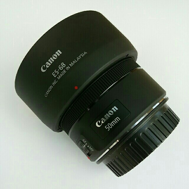 Canon EF50mm F1.8 STM PLフィルター付き