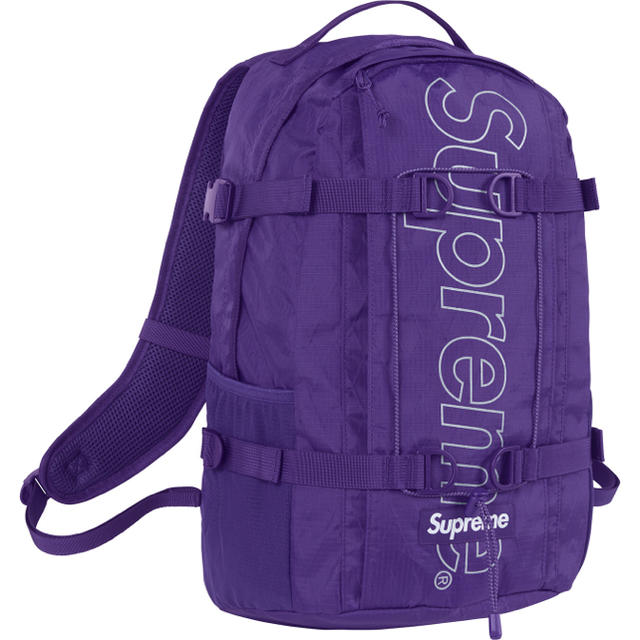 【新品】Supreme backpack purpleバッグパック/リュック