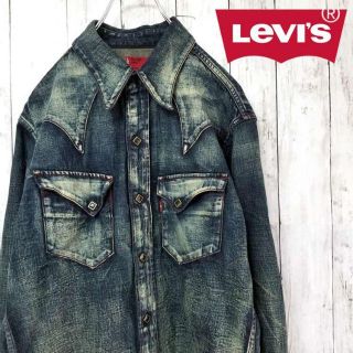 リーバイス(Levi's)の【定番】リーバイス レッドタブ デニムシャツ Lサイズ デニムワーク(シャツ)