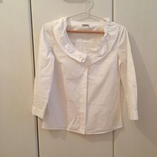 ミュウミュウ(miumiu)のmiumiu blouse(シャツ/ブラウス(長袖/七分))