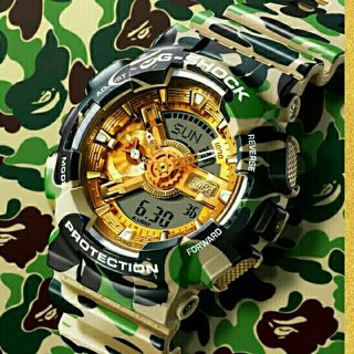 アベイシングエイプ(A BATHING APE)の国内正規品 A BATHING APE® X G-SHOCK GA-110(腕時計(デジタル))