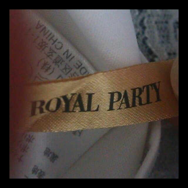 ROYAL PARTY(ロイヤルパーティー)のレースﾍﾟﾌﾟﾗﾑトップス★ レディースのトップス(Tシャツ(半袖/袖なし))の商品写真