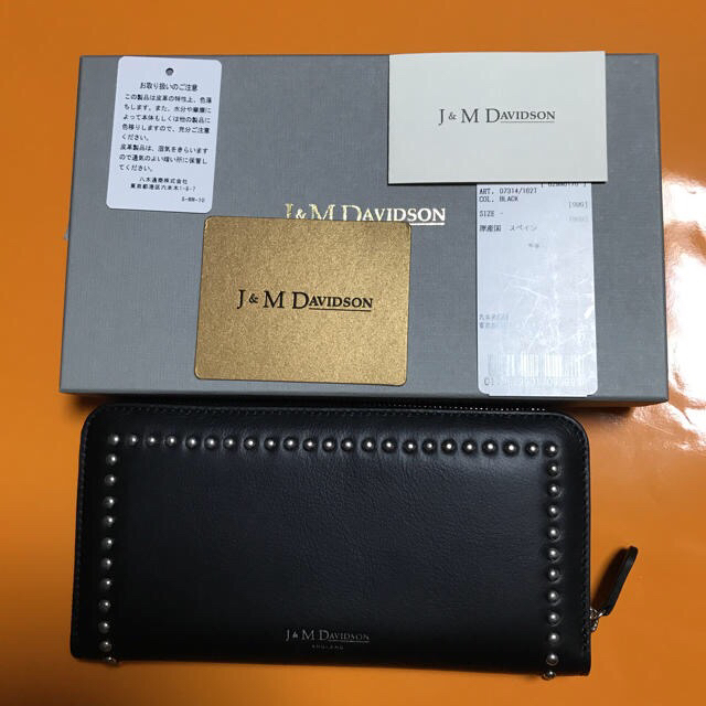 J&M DAVIDSON(ジェイアンドエムデヴィッドソン)の(未使用)J&M DAVIDSON ジップウォレット レディースのファッション小物(財布)の商品写真