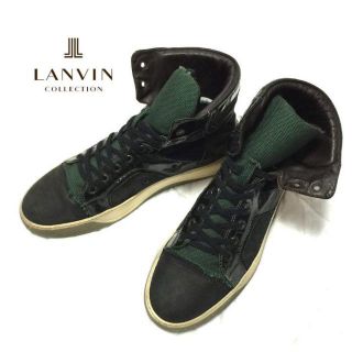 ランバン(LANVIN)の【即決】国内正規品 LANVAIN ランバン ハイカットスニーカー 7 イタリア(スニーカー)