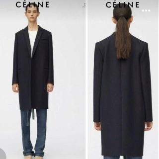 セリーヌ(celine)のセリーヌ♡クロンビーコート  ミッドナイト  38(チェスターコート)