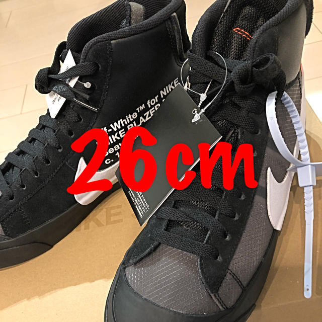 スニーカーNIKE off-white THE TEN blazer ブレイザー 26cm