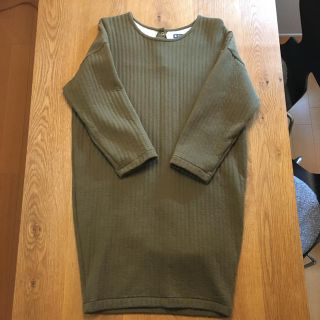 プチバトー(PETIT BATEAU)のレン様専用 プチバトー ワンピース カーキ 大人用(ひざ丈ワンピース)