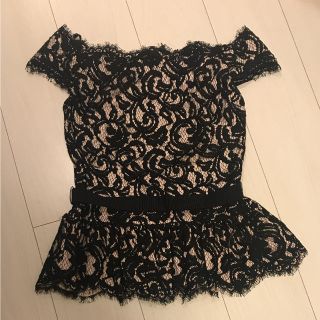 タダシショウジ(TADASHI SHOJI)のTADASHI SHOJI 総レーストップス(未使用)(シャツ/ブラウス(半袖/袖なし))