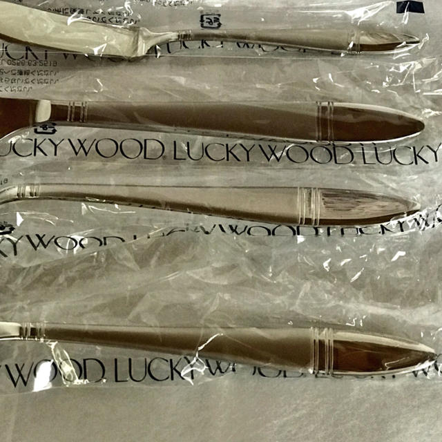 新品☆ラッキーウッド カトラリー セット 33本☆LUCKY WOOD 新品☆ラッキーウッド カトラリー セット 33本☆LUCKY WOOD