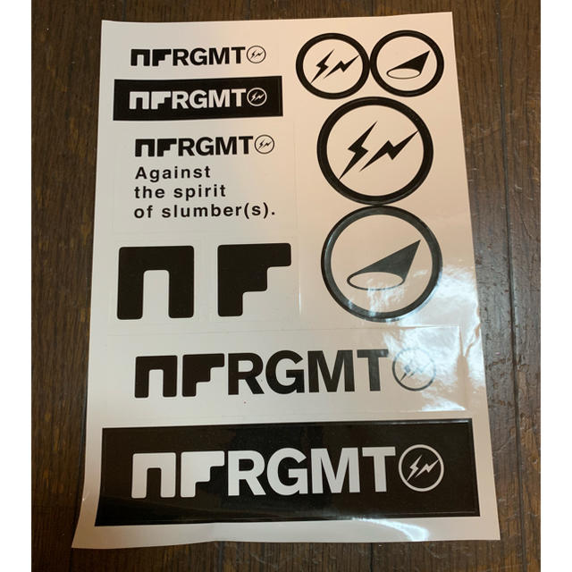 FRAGMENT(フラグメント)のNF fragment ステッカー エンタメ/ホビーのタレントグッズ(ミュージシャン)の商品写真