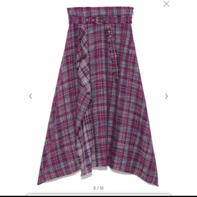 ミラオーウェン2018aw完売ツイードスカート
