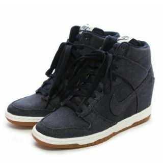 ナイキ(NIKE)の専用◎限定品 NIKE DUNK SKY HI DENIM インディゴブルー(スニーカー)