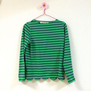 ドットアンドストライプスチャイルドウーマン(Dot&Stripes CHILDWOMAN)の★裾スカラッププルオーバー★(カットソー(長袖/七分))