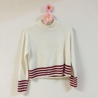 ドットアンドストライプスチャイルドウーマン(Dot&Stripes CHILDWOMAN)の★スタンドネックプルオーバー★(ニット/セーター)