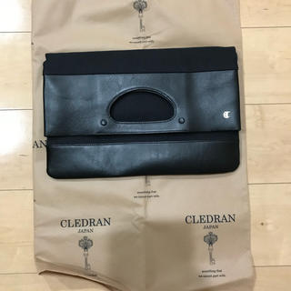 クレドラン(CLEDRAN)のCLEDRAN クレドラン クラッチバッグ 黒 ブラック(セカンドバッグ/クラッチバッグ)