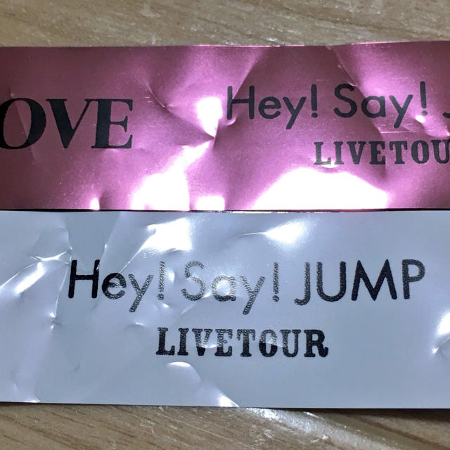 Hey! Say! JUMP(ヘイセイジャンプ)のSENSEorLOVE 銀テ エンタメ/ホビーのタレントグッズ(アイドルグッズ)の商品写真