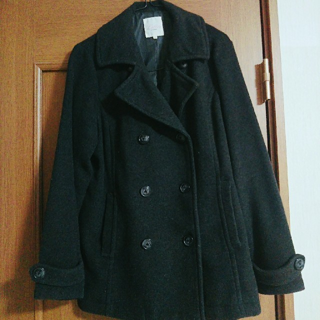 Right-on(ライトオン)の値下げ！Right-on☆シンプルあったかPコート Mサイズ レディースのジャケット/アウター(ピーコート)の商品写真