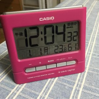 カシオ(CASIO)のカシオ デジタル電波目覚まし時計(置時計)