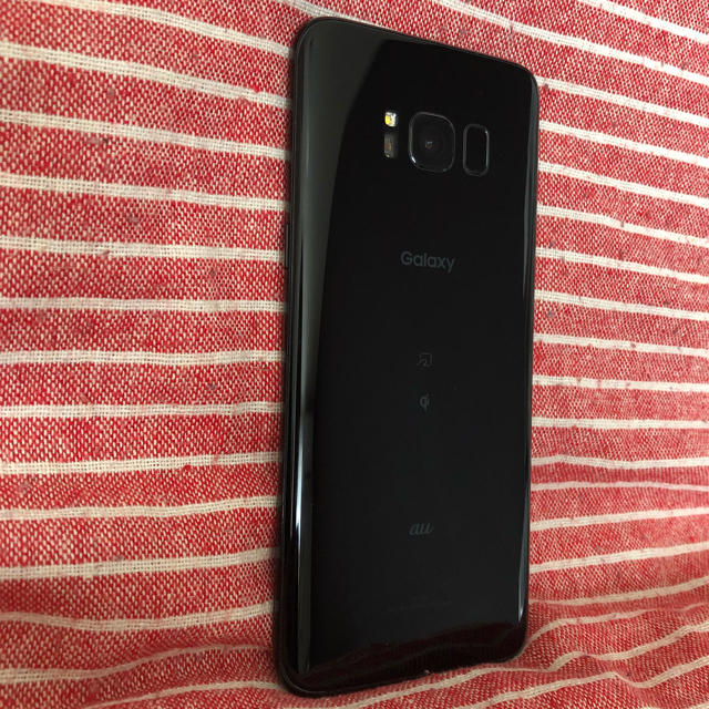 [美品] 本体 Galaxy S8 SCV36 ブラック 64GB