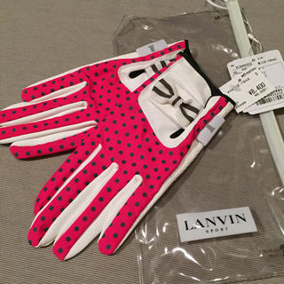 ランバン(LANVIN)のランバン  ゴルフ手袋  新品☆(手袋)