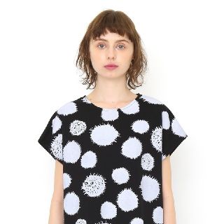 グラニフ(Design Tshirts Store graniph)のオーシャン ラウンド ネック ボックス ティー (バルーンフィッシュ ドット)
(Tシャツ(半袖/袖なし))