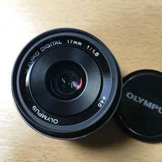 オリンパス(OLYMPUS)のOlympus 17mm f1.8 単焦点レンズ 美品 pro1dおまけ(レンズ(単焦点))