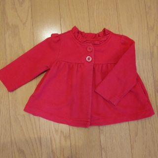 ベビーギャップ(babyGAP)の80cm レッド カーディガン(カーディガン/ボレロ)