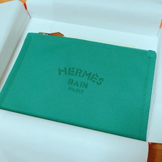 エルメス(Hermes)のエルメスヨッティングポーチPM アクアティック(ポーチ)