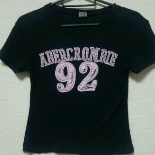 アバクロンビーアンドフィッチ(Abercrombie&Fitch)のsale♪アバクロのTシャツ黒(Tシャツ(半袖/袖なし))