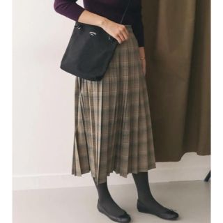 アーバンリサーチドアーズ(URBAN RESEARCH DOORS)の完売品 URBAN RESEARCH チェックプリーツスカート(ロングスカート)