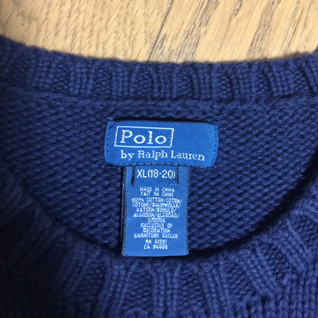 POLO RALPH LAUREN(ポロラルフローレン)のラルフローレン 星条旗ニット レディースのトップス(ニット/セーター)の商品写真